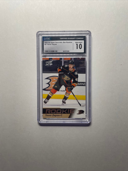 2021-22 upper deck nhl star rookies #2 Trevor Zegras