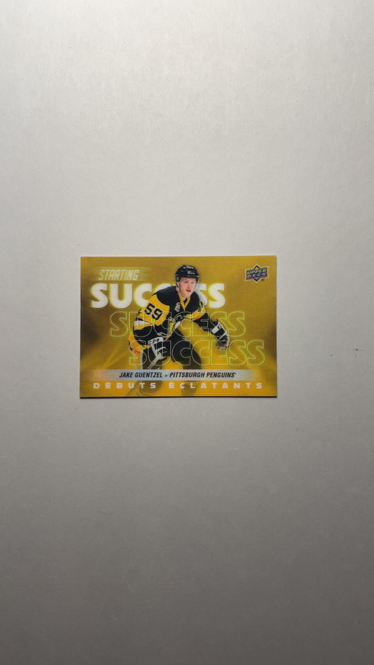 Starting Success Jake Guentzel Upper deck SS-4