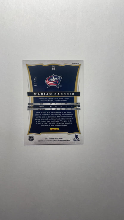 2013-14 Select Green Border No. 82 Marian Gaborik Panini Prizm