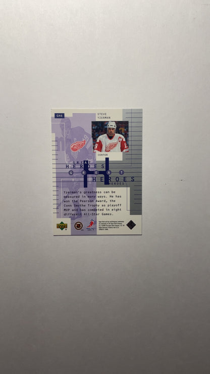 Wayne Gretzky Hockey Great Heroes Steve Yzerman 2000-01 GH6