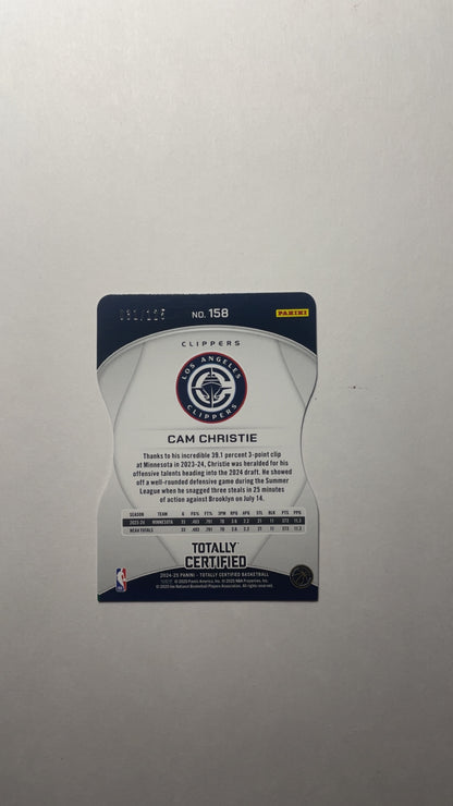 Cam Christie Pink 2024-25 Panini Refractor