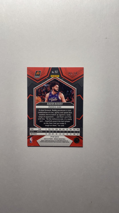 Mosaic Prizm Purple Panini David Roddy NO.157
