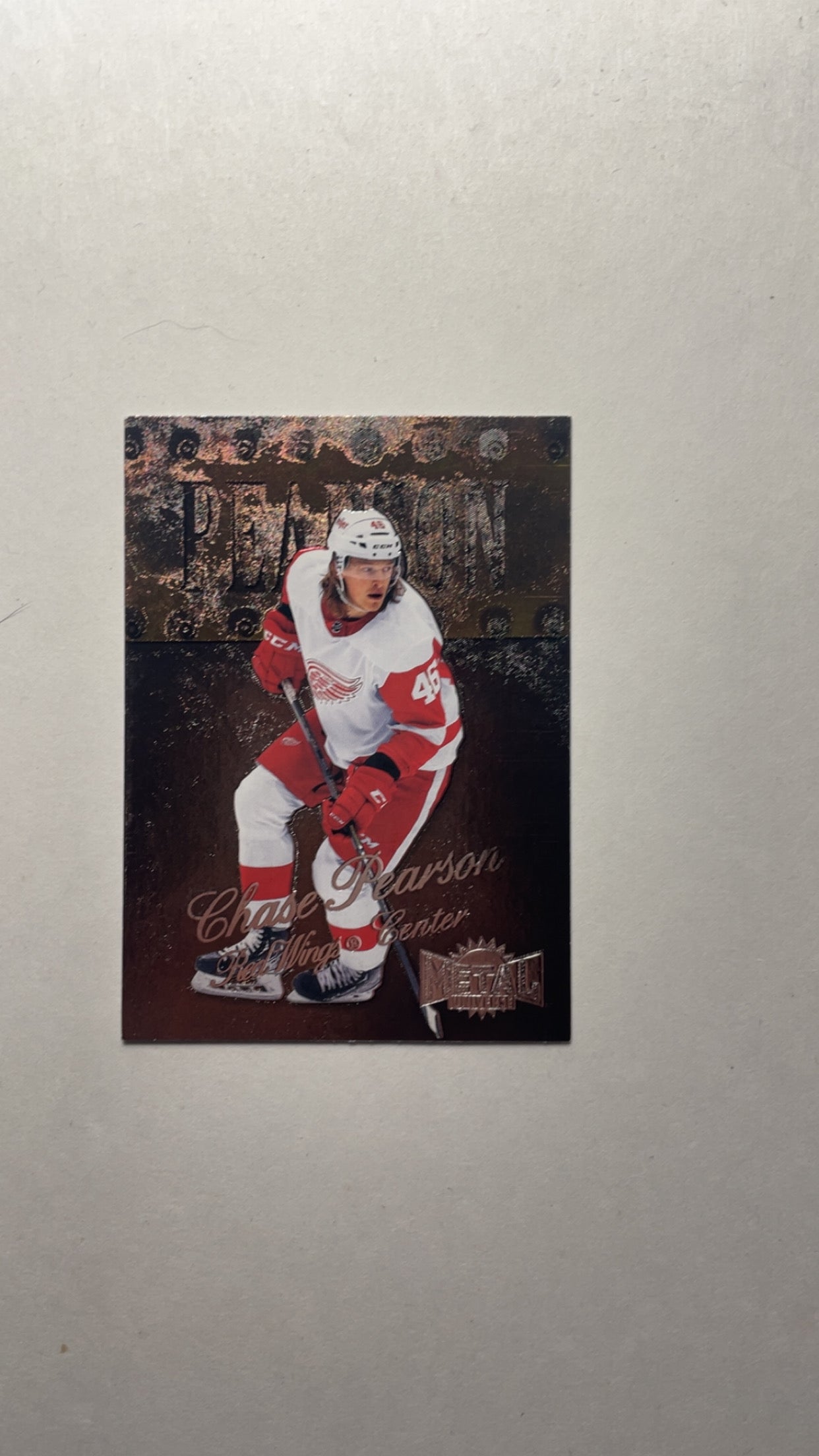 2022-23 Skybox Metal Universe R-28 Chase Pearson Precious Metal Gems Red