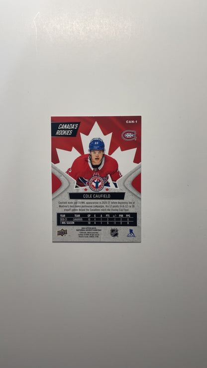 Canada’s Rookies Cole Caufield 2022 CAN-1