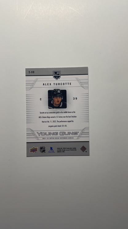 Young guns Alex Turcotte T-99 2021-22