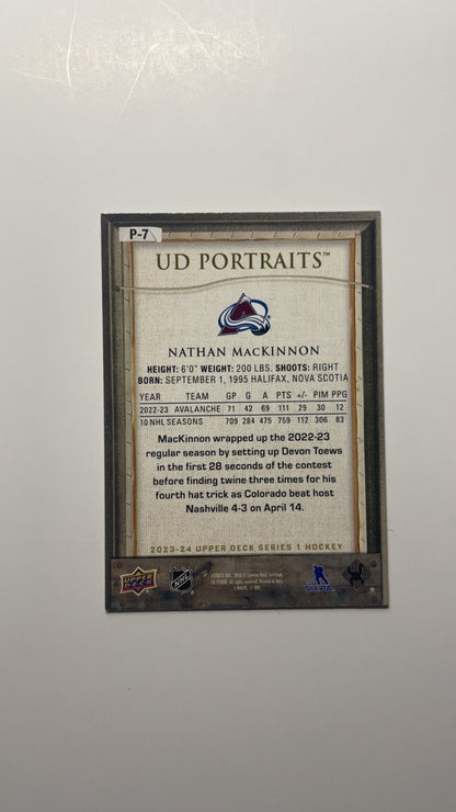 UD Portraits Nathan MacKinnon P-7 2023-24