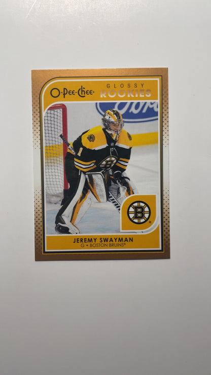 Glossy Rookies O-Pee-Chee Jeremy Swayman Bronze R-6 2021-22