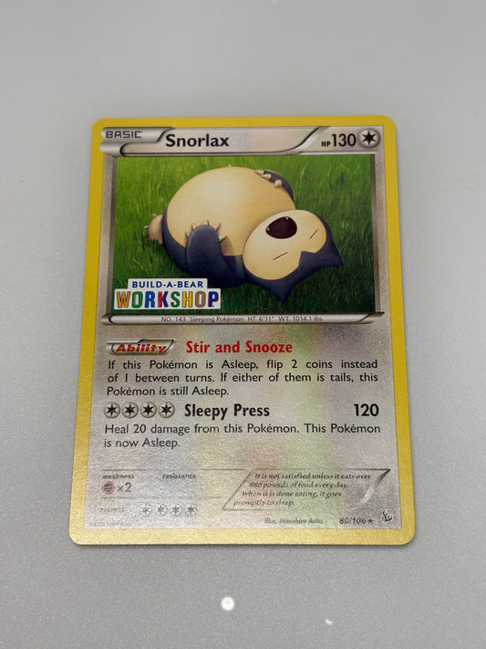 Snorlax 80/106 (lp white on corners)