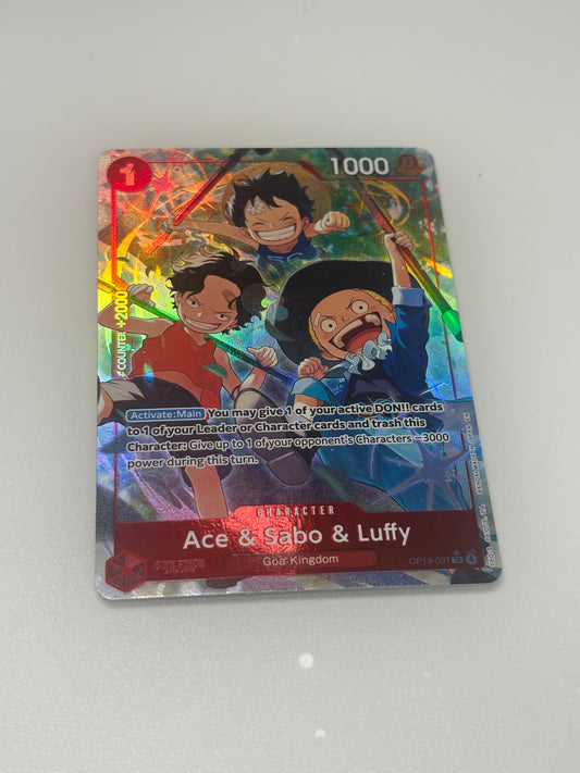 Ace&sabo&luffy OP13-007