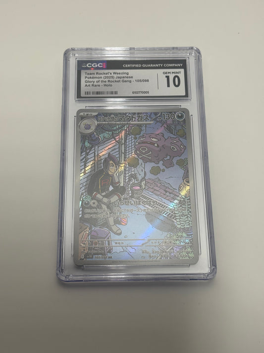 Team Rocket’s Weezing 105/098 CGC10