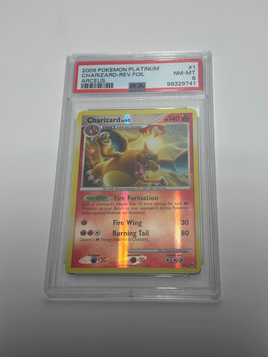 Charizard 1/99 PSA 8