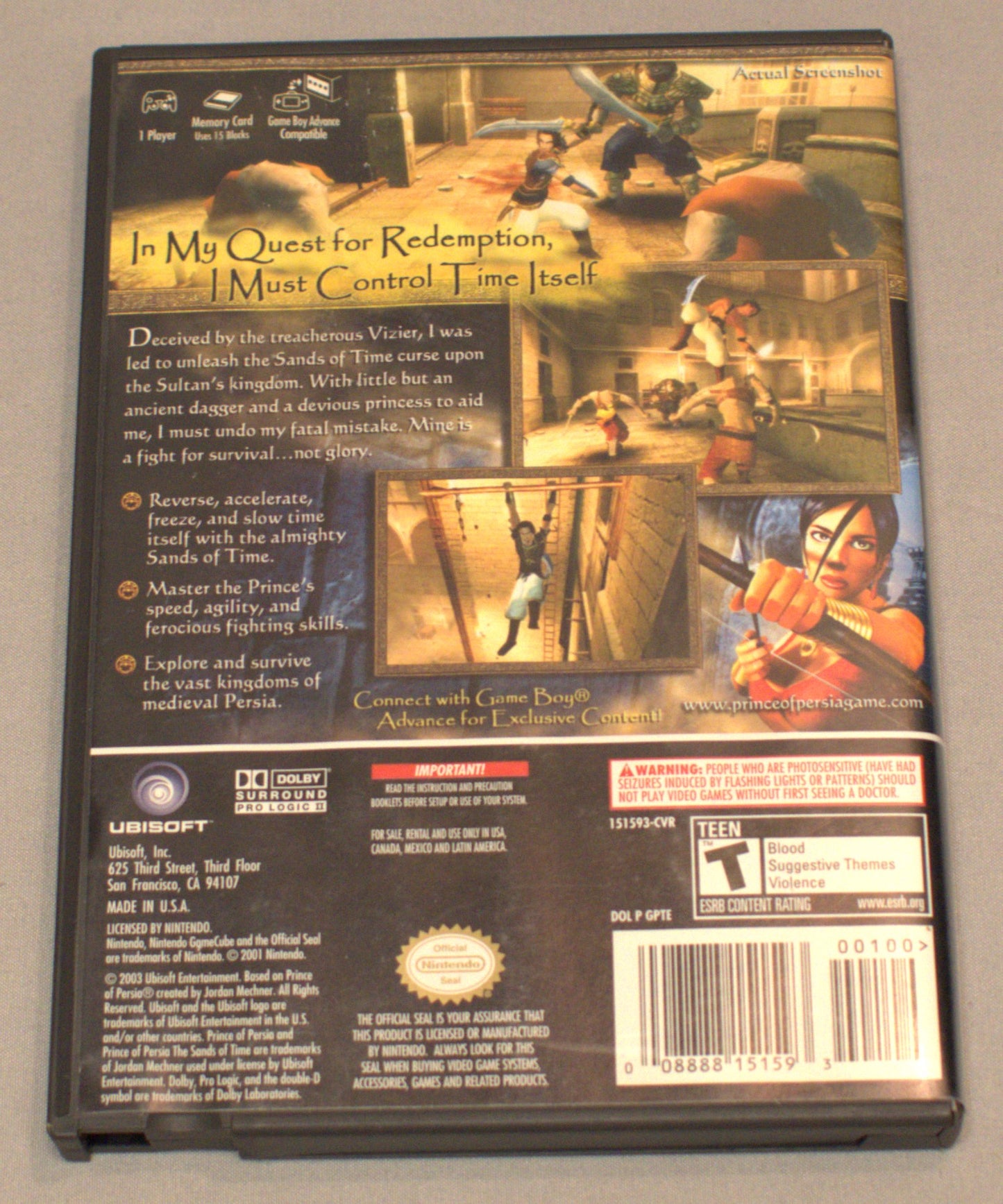 Prince of Persia The Sands of Time