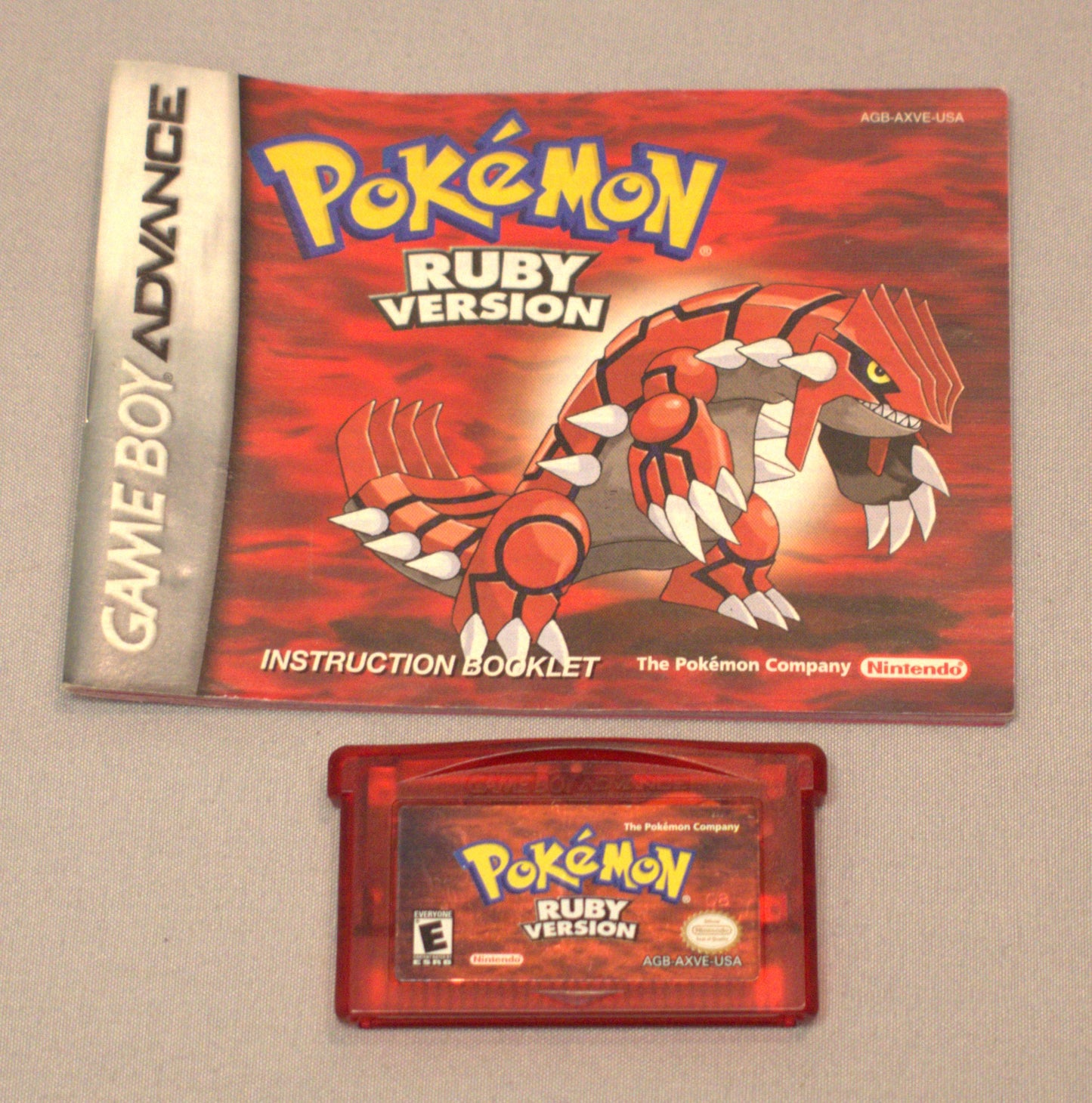 Pokémon Ruby With Manual