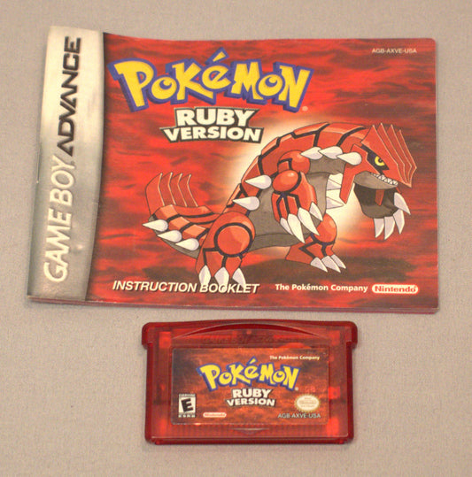 Pokémon Ruby With Manual