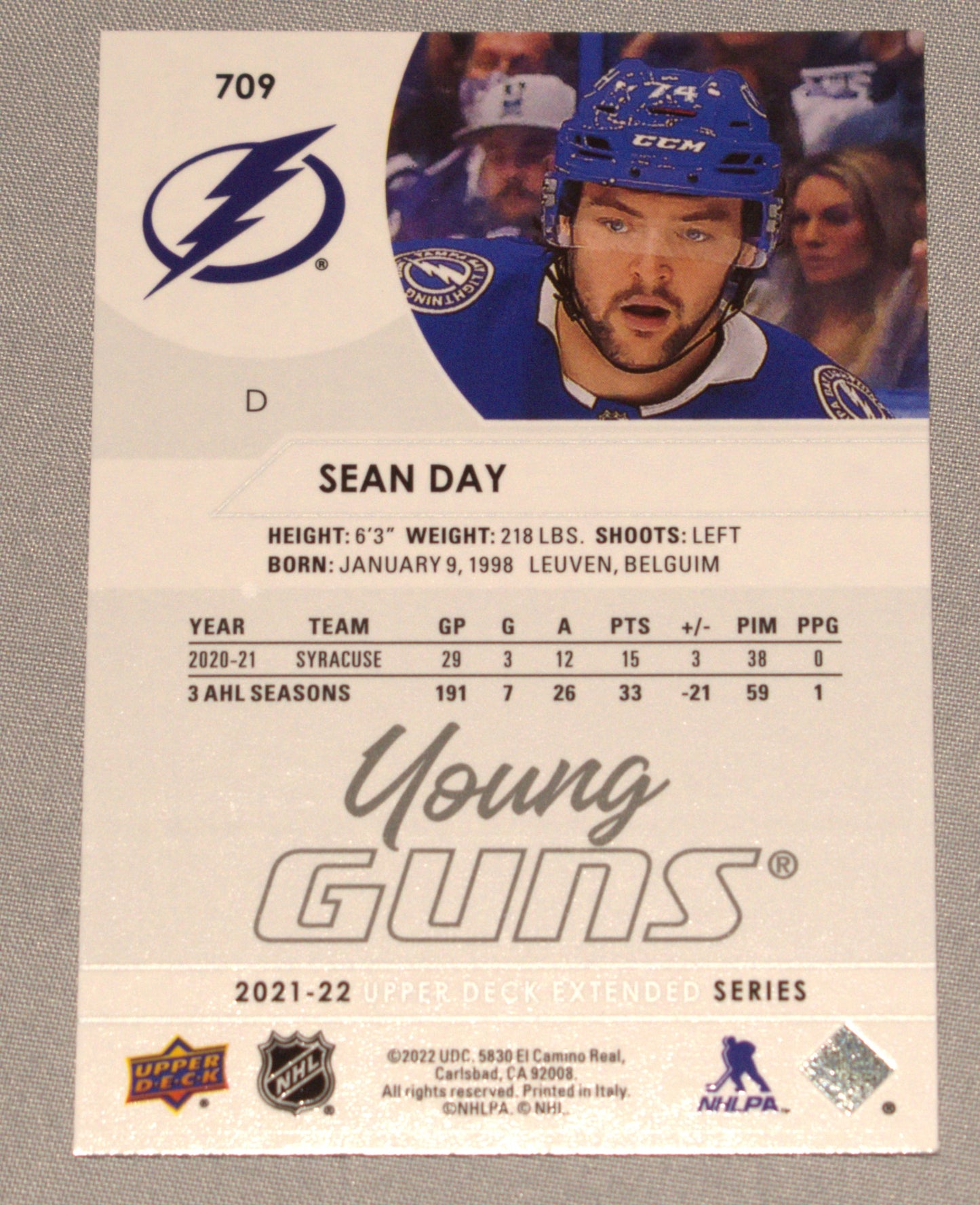 Sean Day Young Gun #709